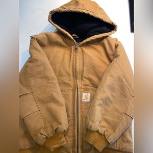 Carhartt Boy’s Flannel Quilt Lined Active Jacket Size: M 10-12
